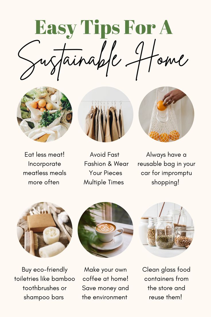 Easy Tips For A Sustainable Home - Eco Friendly Products & Living ...