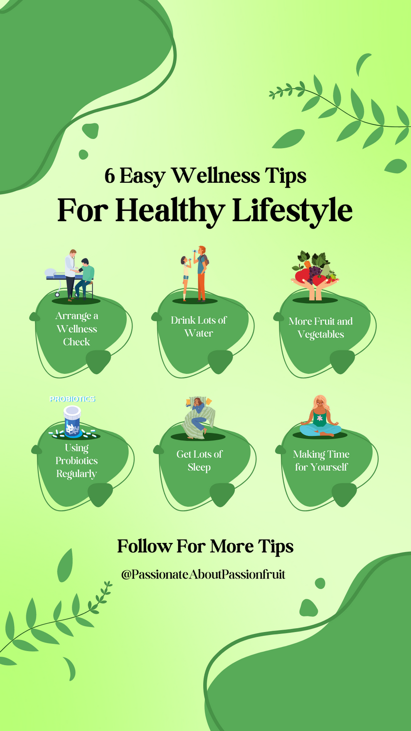 6 Easy Wellness Tips For Healthy Lifestyle | Healthy lifestyle tips ...